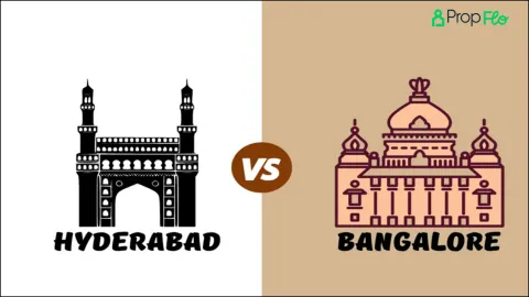 Real Estate Comparison Hyderabad vs Bangalore  - Where Should You Invest